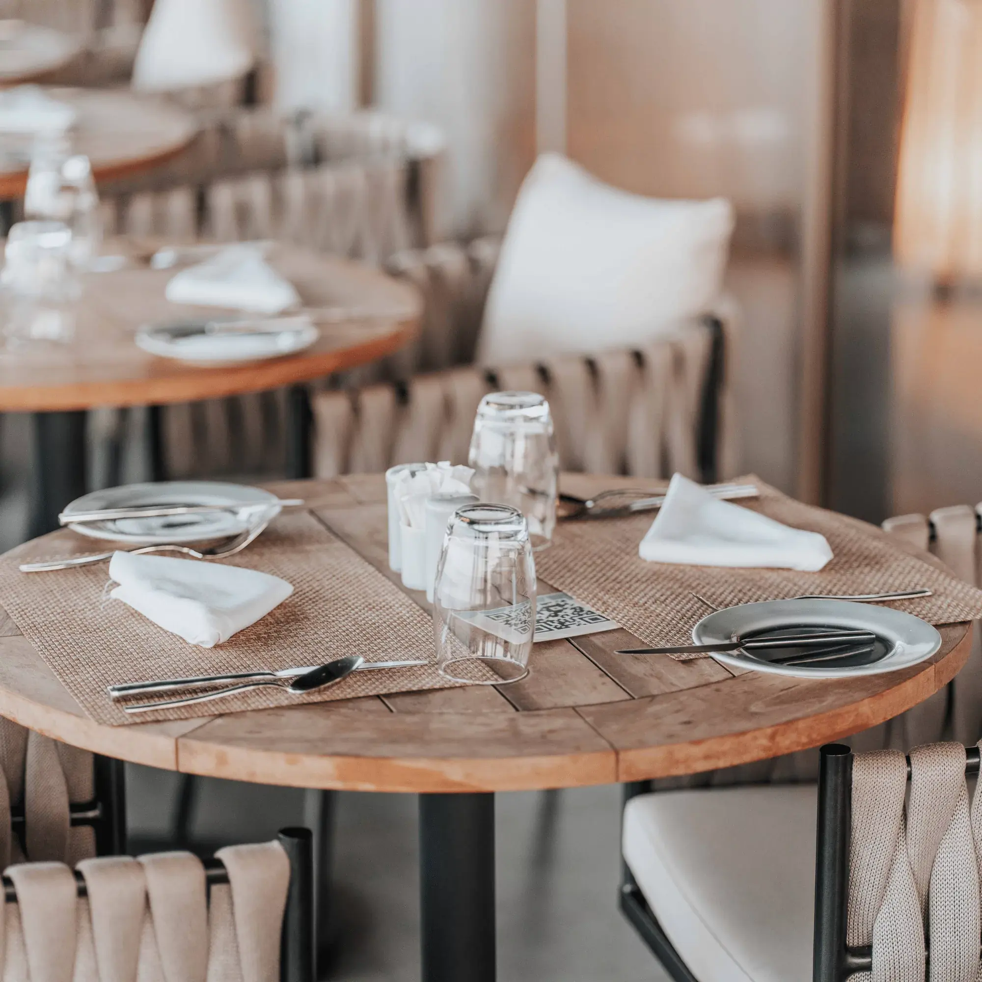 Salle de restaurant gérée avec Reservit